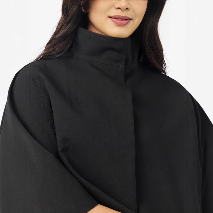 Damen Urbaner Cape-Oberteil Drune