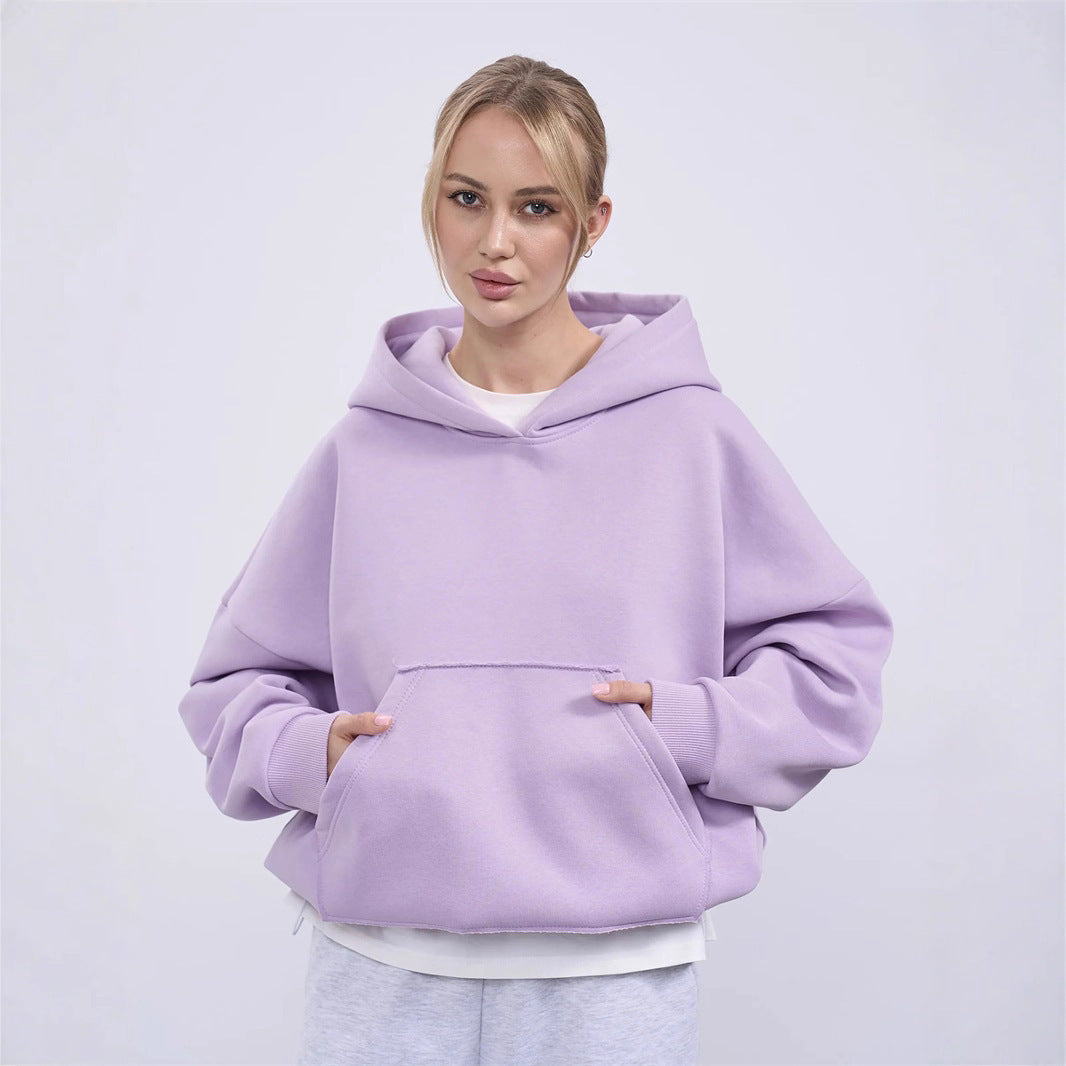 Damen oversized Kapuzenpullover Drune