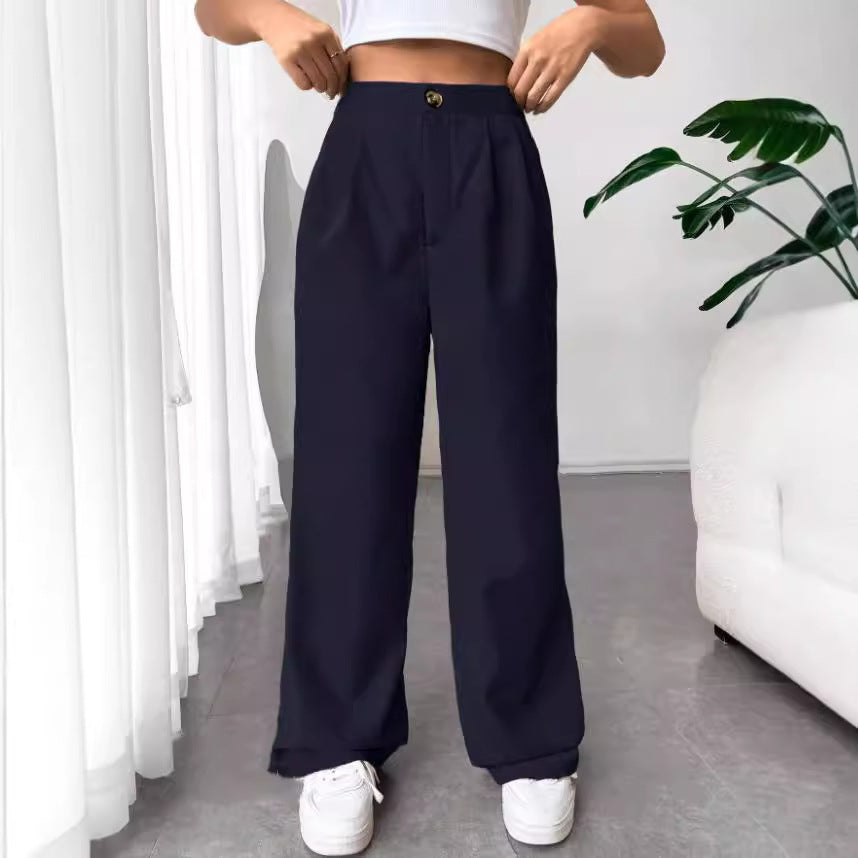Damen Weite Hosen Drune