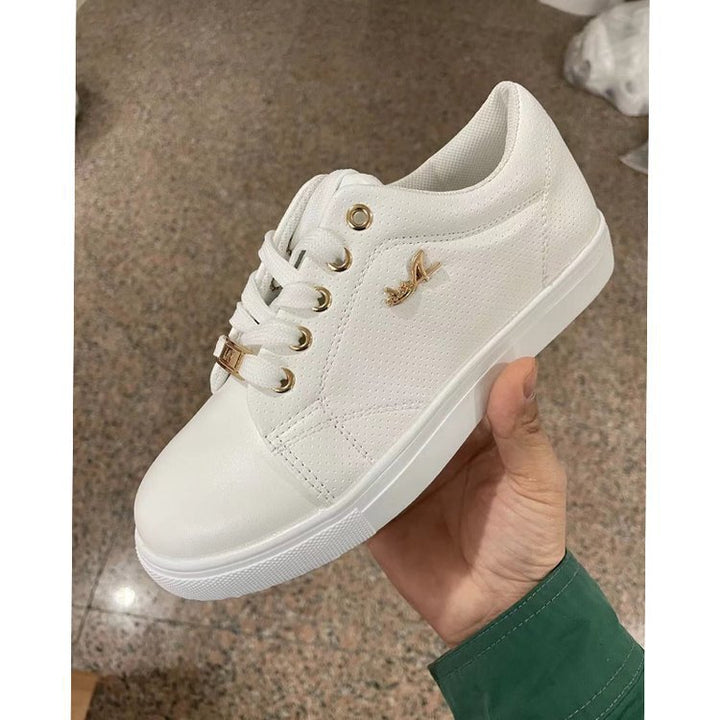 Damen modische Sneaker mit atmungsaktivem Obermaterial und eleganten Metallakzenten Drune