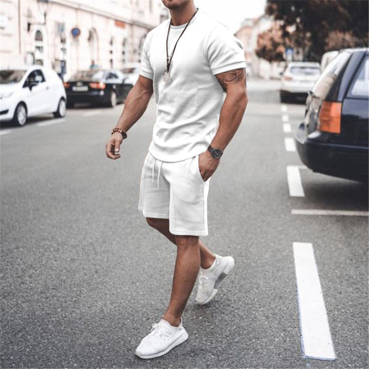 Herren sportliches Kurzarm-Set aus atmungsaktivem Material Drune