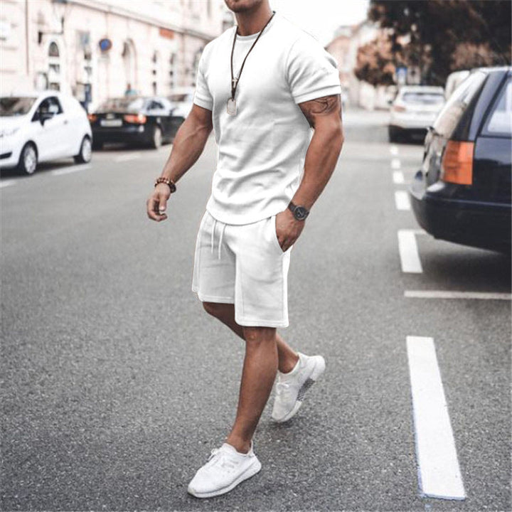 Herren sportliches Kurzarm-Set aus atmungsaktivem Material Drune