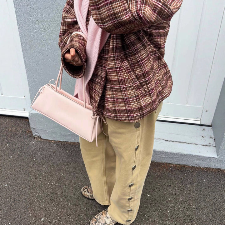 Damen Modische Karojacke im angesagten Oversized-Schnitt Drune