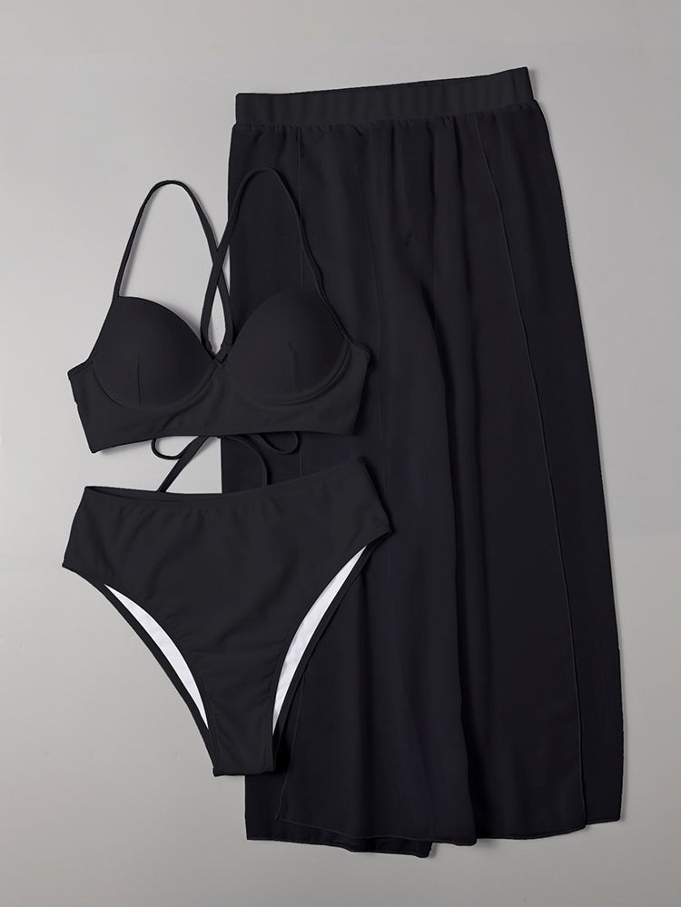 Damen Bikiniset mit elegantem Wickelrock Drune