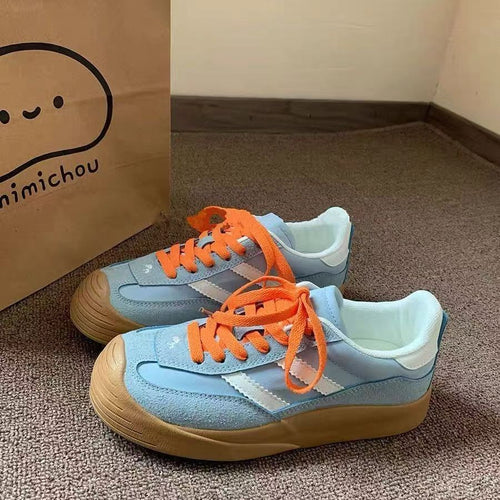 Damen Komfortable Sneaker mit atmungsaktiver Oberflächenstruktur und dämpfender Sohle Drune