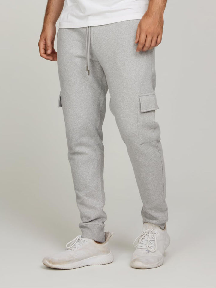 Damen nan schmal geschnittene Cargo-Jogginghose mit ergonomischen Nähten elastischem Komfortbund und aufgesetzter Klappentasche Drune