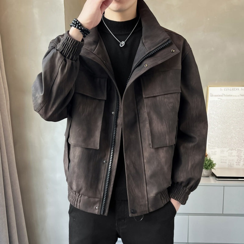 Herren Modische Jacke im urbanen Stil Drune