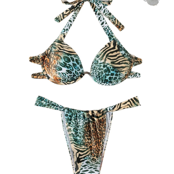 Damen Luxuriöser Leo-Bikini Drune