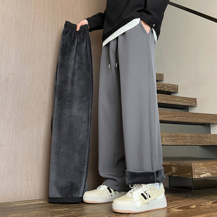 Damen Bequeme Relaxed Fit Fleece-Hose
