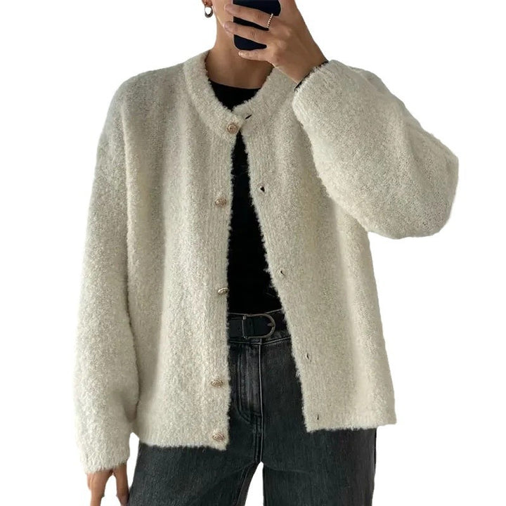 Damen Flauschiger Cardigan Drune