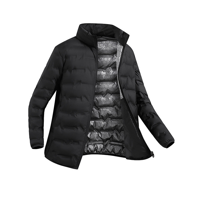 Herren leichte Steppjacke mit thermischer Füllung und Stehkragen Drune
