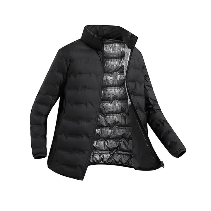 Herren leichte Steppjacke mit thermischer Füllung und Stehkragen Drune