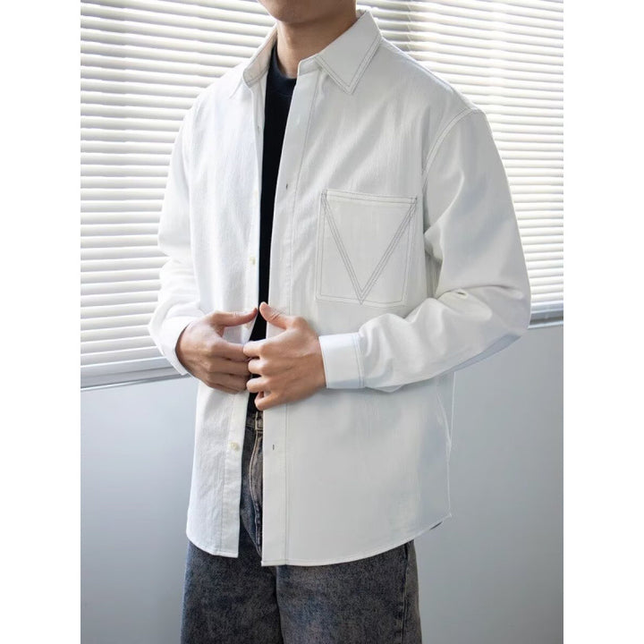 Herren Casual Hemd mit Taschen Drune