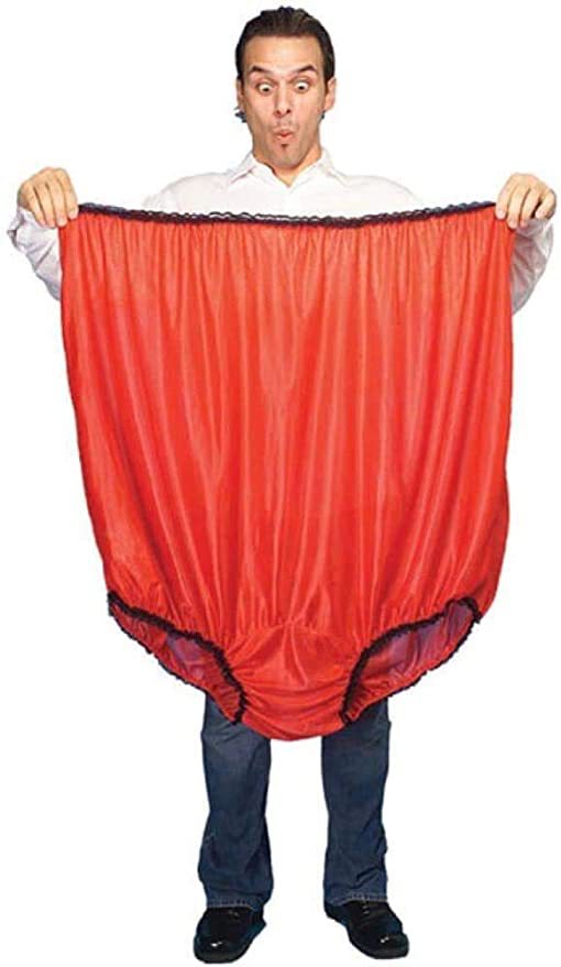 Unisex  übergroßer Satin-Spaßslip mit elastischem Bund Drune
