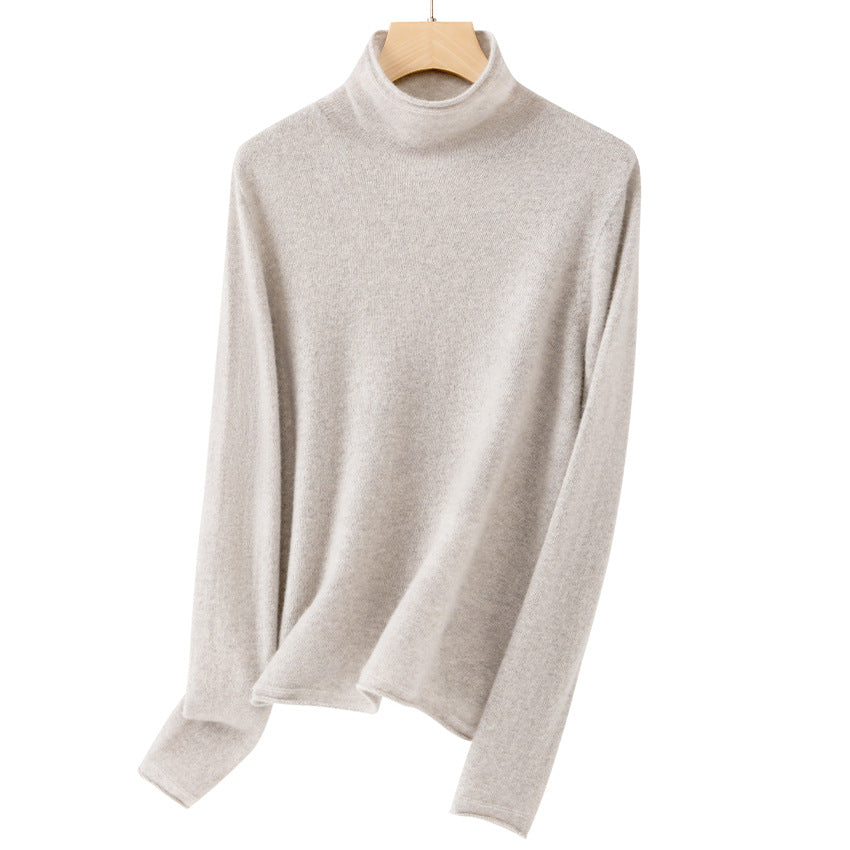 Damen Feiner Rollkragenpullover aus ultraleichtem Feinstrick mit schlanker Silhouette Drune