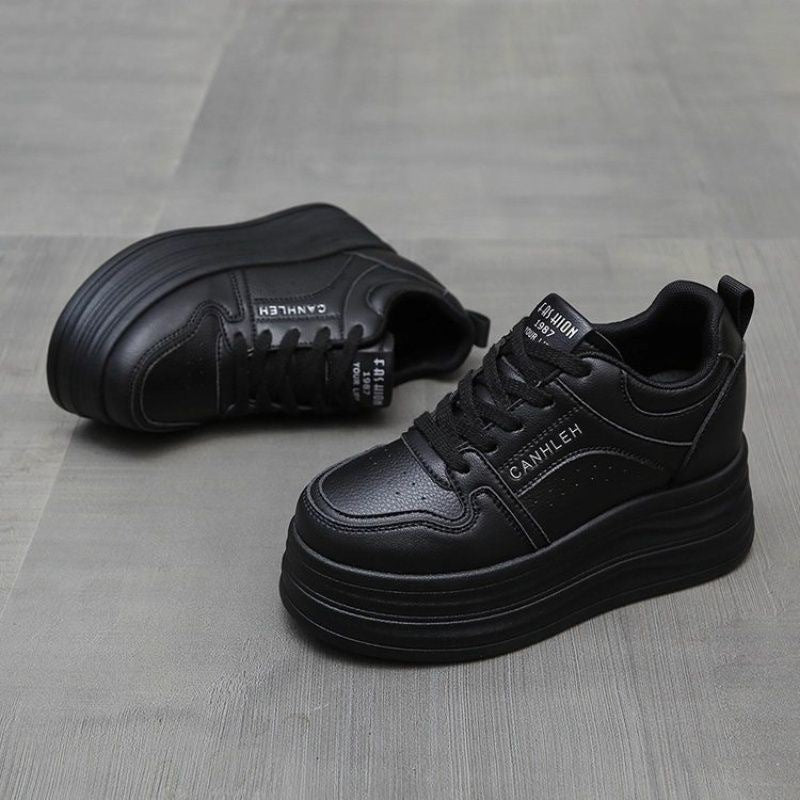 Damen modische Plateau Sneakers Drune