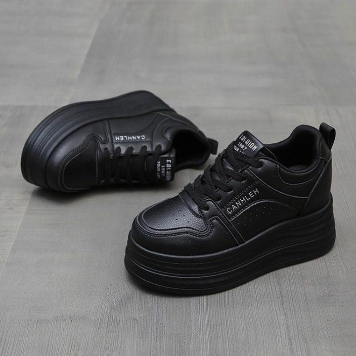 Damen modische Plateau Sneakers Drune