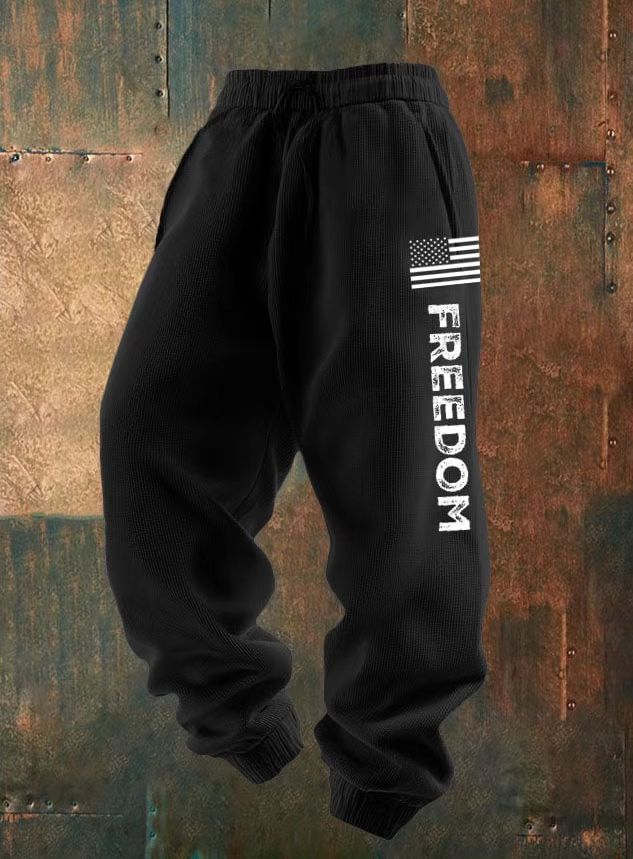 Damen Bequeme Freizeithose mit kreativem Druck Drune