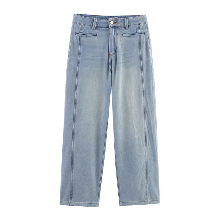 Damen weit geschnittene Jeans Drune