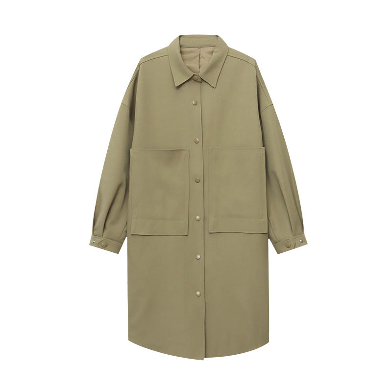 Damen elegante und lässige Oversized-Jacke mit modischem Schnitt Drune