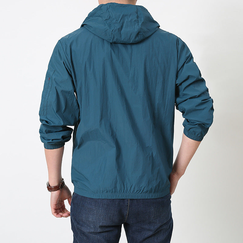 Herren leichte Outdoor-Jacke Drune