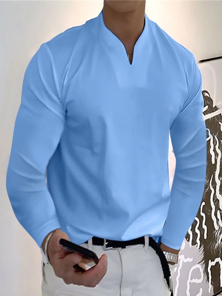 Herren Lässiges Langarmshirt Drune