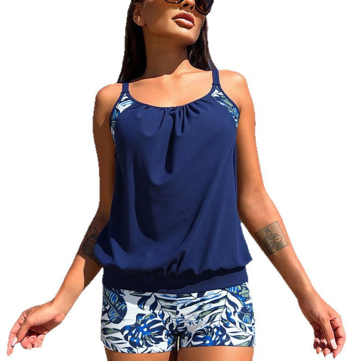 Damen Tankini-Set mit floralem Muster und bequemen Shorts Drune