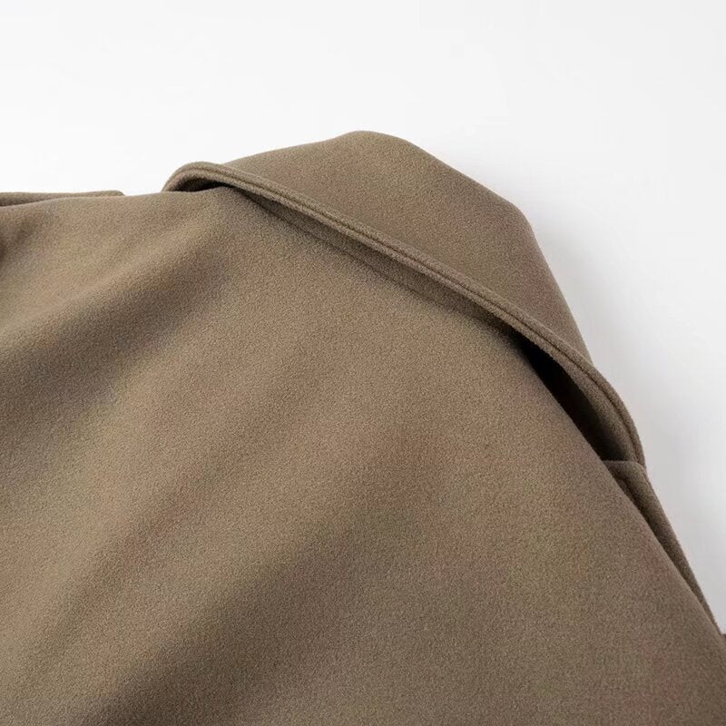 Damen Modische Bikerjacke mit Gürteldetail und lässigem Schnitt Drune