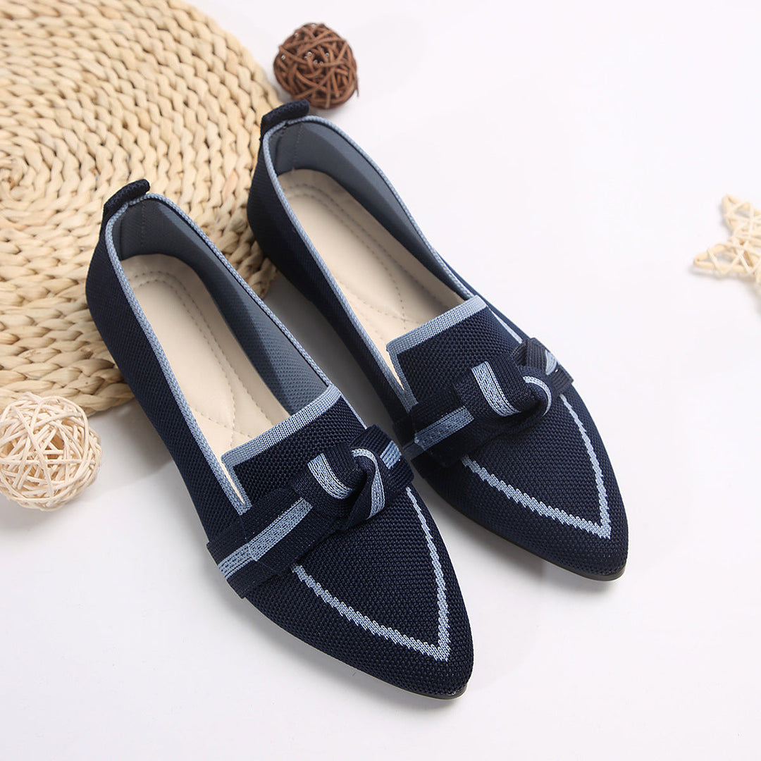 Damen Spangenballerinas mit Knötchen-Details und atmungsaktivem Obermaterial Drune