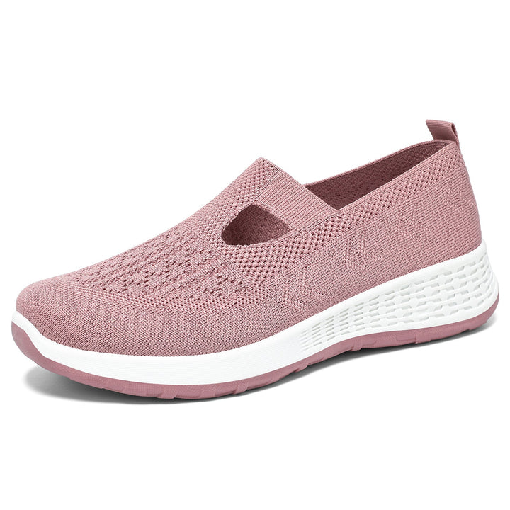 Damen Komfortable Slip-On Sneakers mit innovativer Mesh-Oberfläche Drune