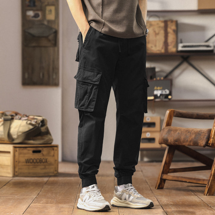 Herren Leichte Ripstop-Cargo-Jogger mit Komfortbund, Organizer‑Taschen und geripptem Knöchelabschluss Drune
