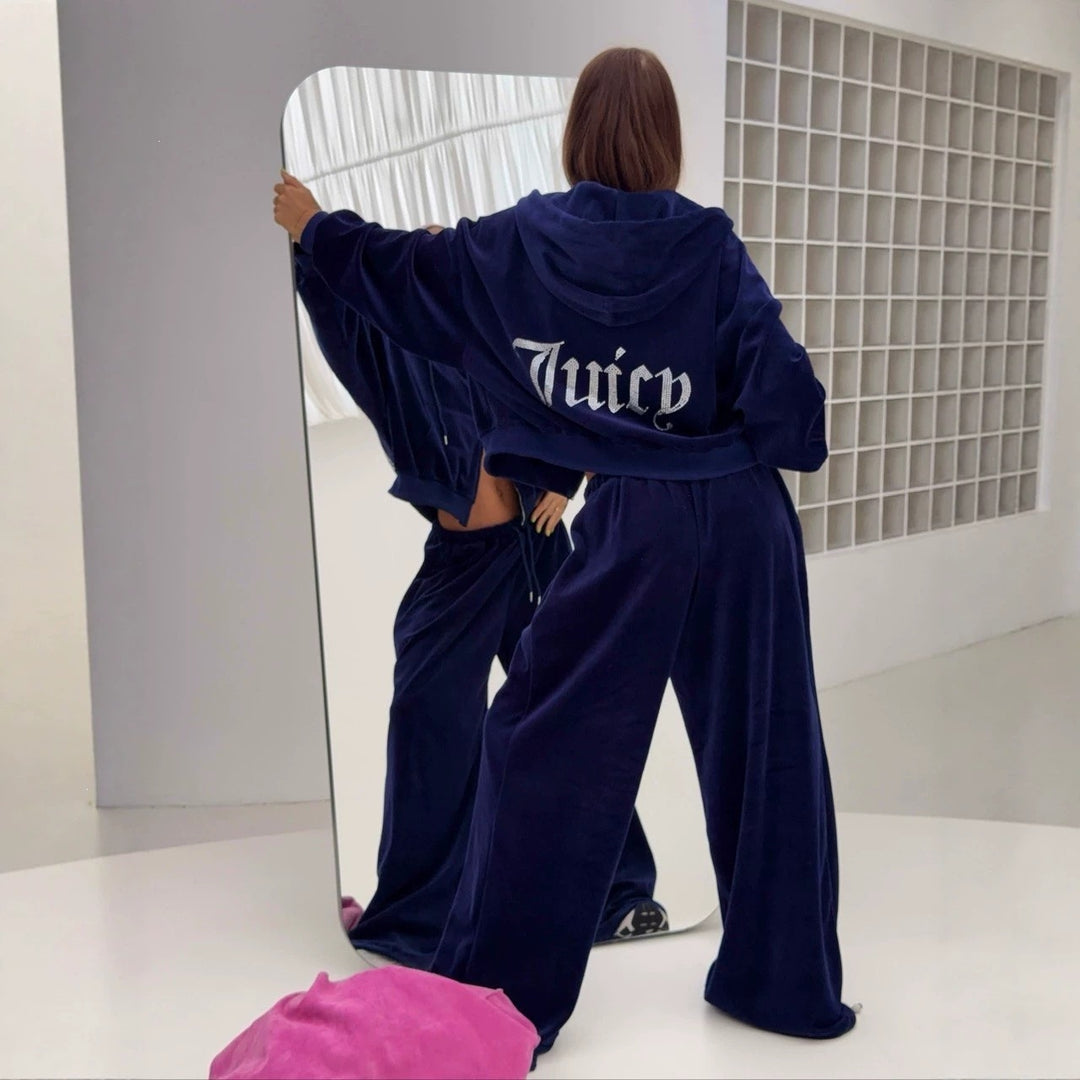 Damen Sweatblazer und Oversize-Jogginghose Drune