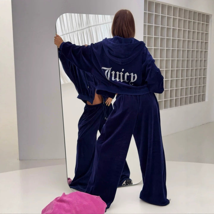 Damen Sweatblazer und Oversize-Jogginghose Drune