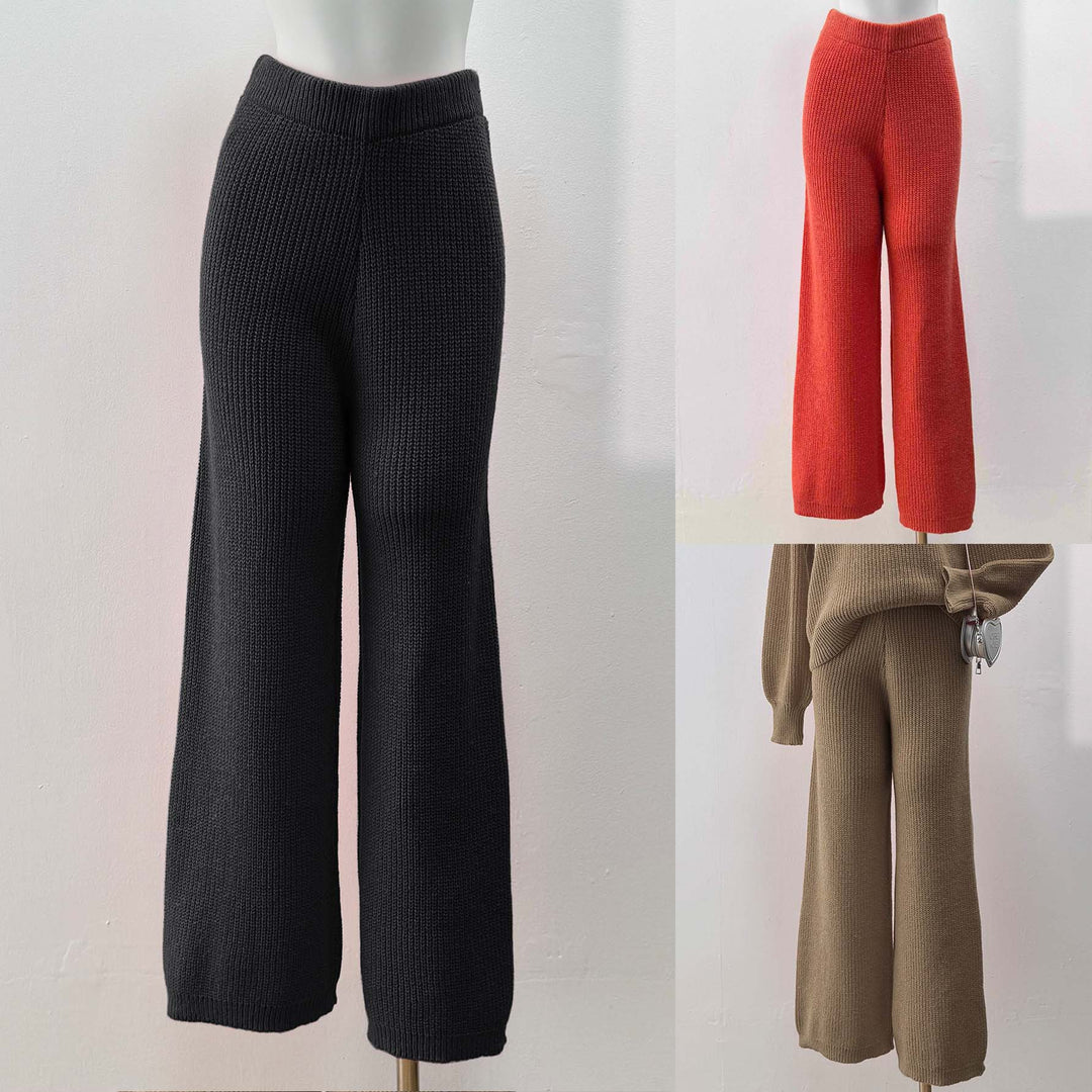 Damen weite Strickhose Drune
