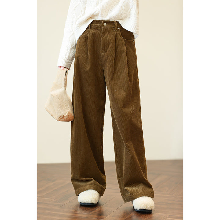 Damen Weit geschnittene Cordhose Drune