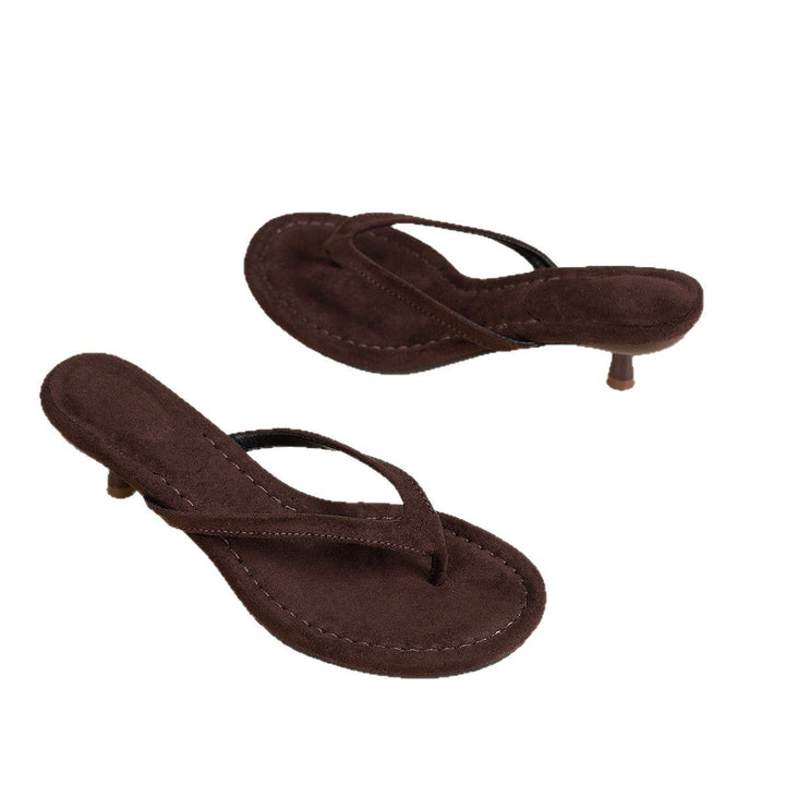 Damen Flip-Flops mit eleganter Absatzhöhe Drune