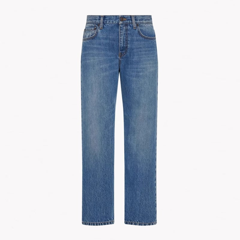 Damen High-Waist Jeans im lässigen Schnitt Drune