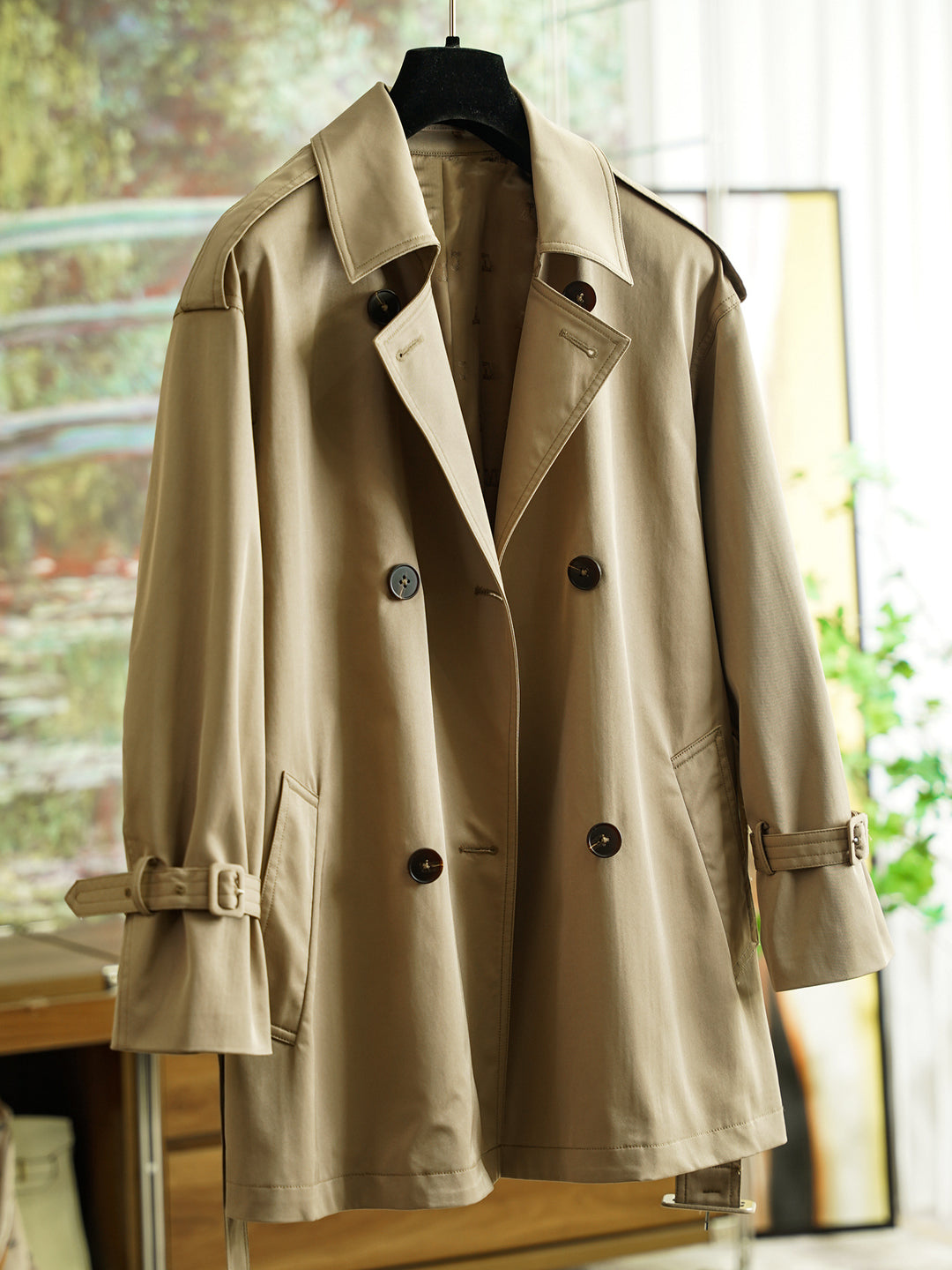 Damen Elegante und lässige Trenchjacke Drune