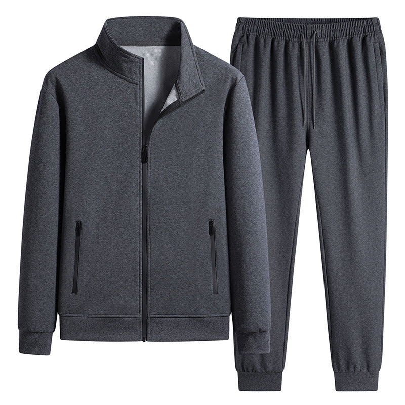 Herren Sportliches Zweiteiler Trainingsanzug Drune