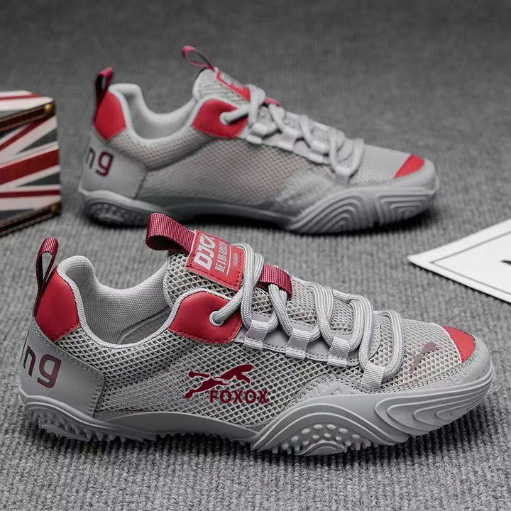 Herren Atmungsaktiver Mesh-Trail-Sneaker mit verstärkter Profilsohle und gepolstertem Komfortschaft Drune