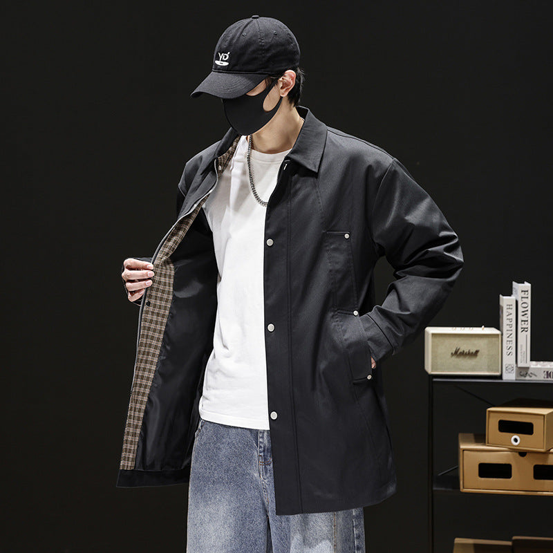 Herren Modische Utility-Jacke mit praktischen Taschen