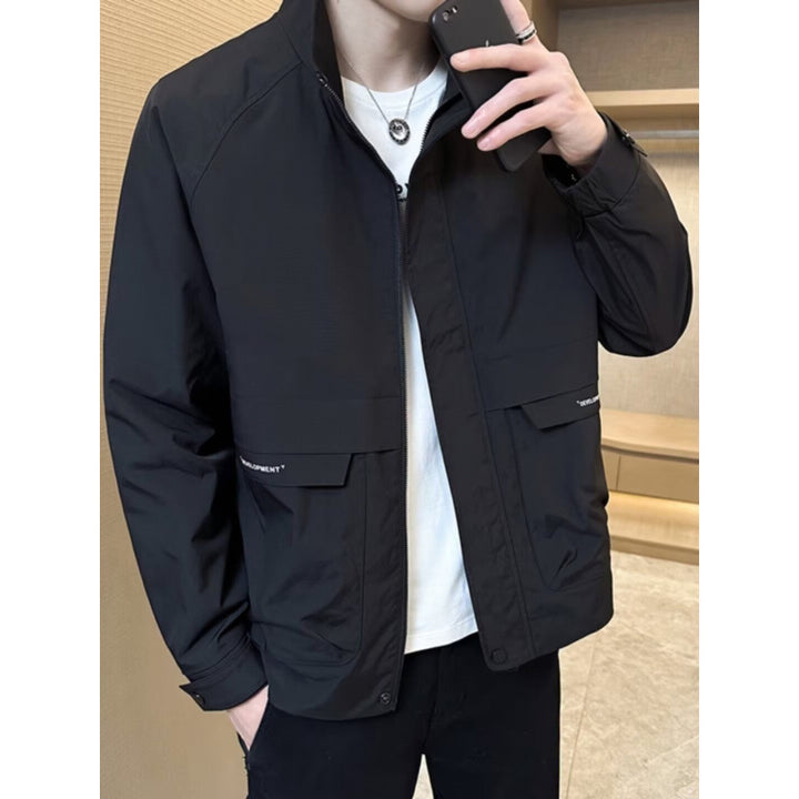 Herren Modische Slim-Fit Übergangsjacke Drune