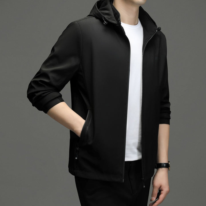 Herren Übergangsjacke mit optimierter atmungsaktiver Technologie und praktischem Kapuzendesign Drune