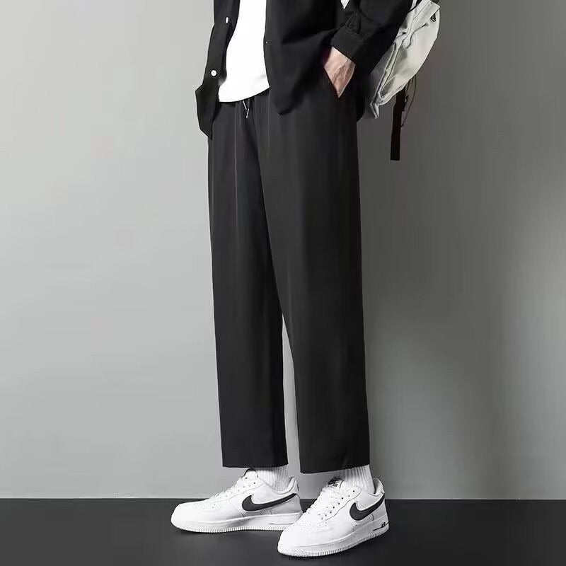 Herren Locker geschnittene Chino-Hose Drune