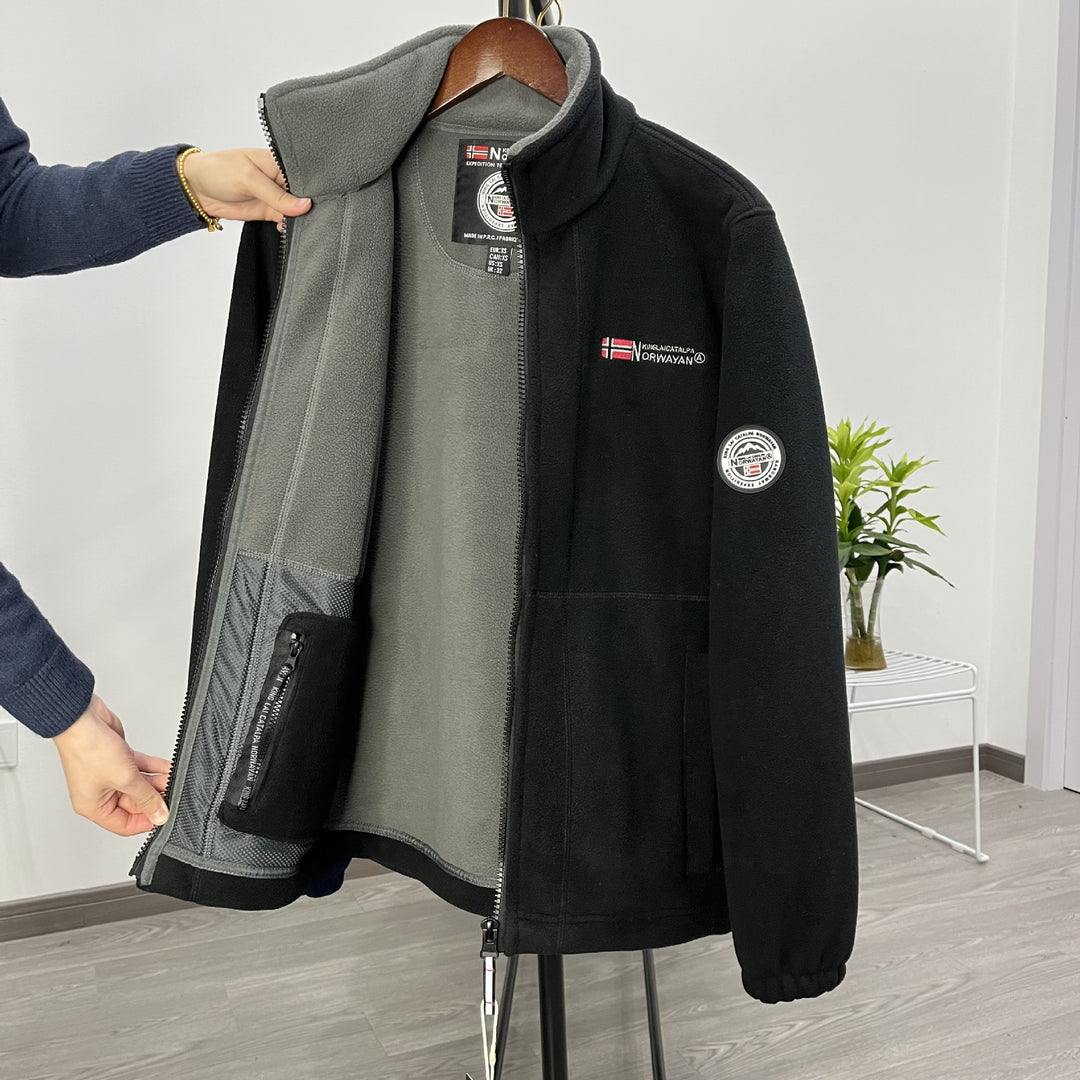 Herren Hohe Funktionale Fleecejacke Drune