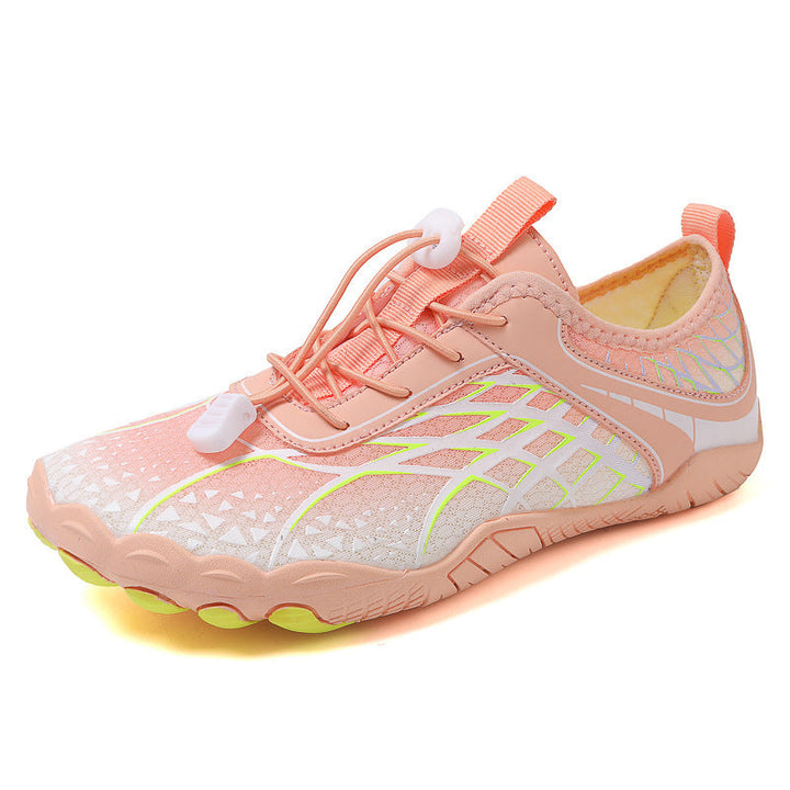 Damen wasserdichte Badeschuhe mit rutschfester Sohle und atmungsaktivem Obermaterial Drune