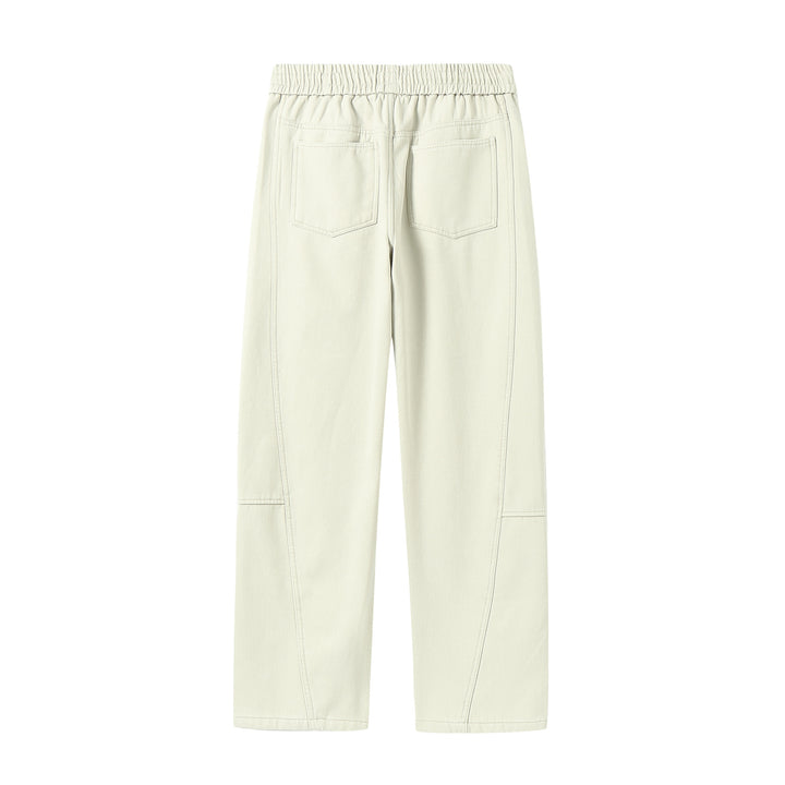 Damen Locker geschnittene Sweathose mit elastischem Bund und Kordelzug Drune