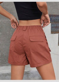 Damen Cargo-Shorts mit praktischen Seitentaschen und bequemer Passform Drune