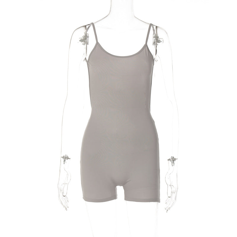 Damen Bodysuit mit schmalem Schnitt und feinen Spaghetti-Trägern Drune