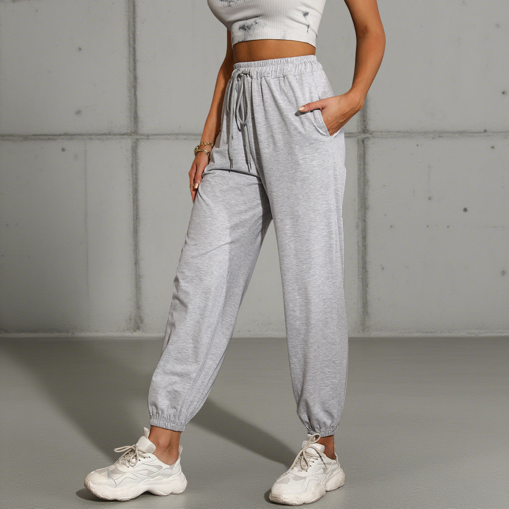 Damen Bequeme Jogginghose mit Gummibund Drune